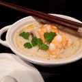 Soupe asiatique crevettes/champignons