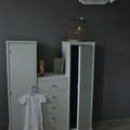 Armoire commode vert tilleul (Vendue)