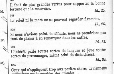 citations, La Rochefoucauld