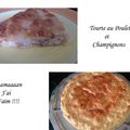 Tourte poulet et champignons