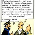 Quand Tintin entend parler du Bouddha