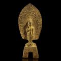 A gilt-bronze figure of Buddha, Northern Wei dynasty, dated Zhengshi fourth year, corresponding to 507