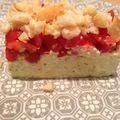 petit crumble à la tomate cerise et feta