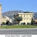 Rond-point à Brescia (Italie)