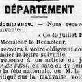 1884 Lundi 14 Juillet: Fête nationale