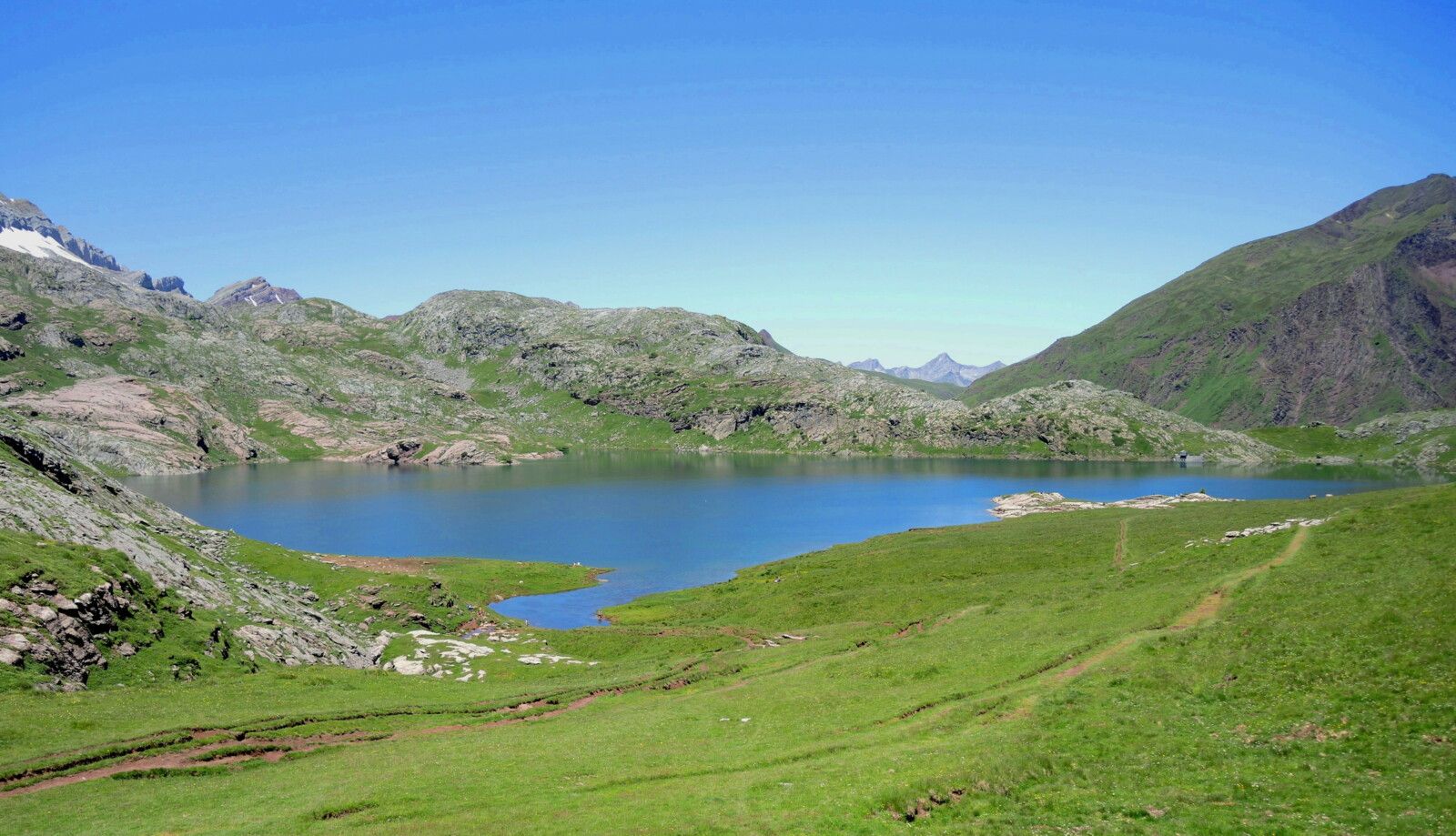 Lac d'Estaens, arrivée au lac, juin 2024 (Espagne)