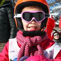 Elina sur les skis