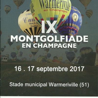 IXème montgolfiade Warmeriville 2017