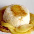 Timbale de riz au lait aux pommes caramélisées cannelle-citron