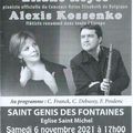 Concert du 6 novembre 2021 