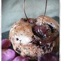 Cerise sur le Gâteau !!!  Muffins au Chocolat noir et Cerises Entières, Sirop Amarena