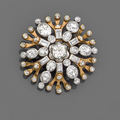 René Boivin, Années 1952. Rare Broche modèle Cristal de neige
