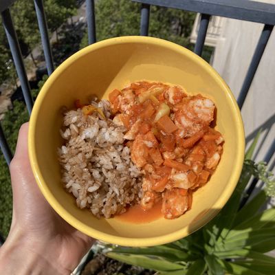 Curry Patate Douce, Cabillaud, Carottes & Sauce Tomate