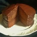 Devil's food cake...Le Gâteau au chocolat plein de chocolat