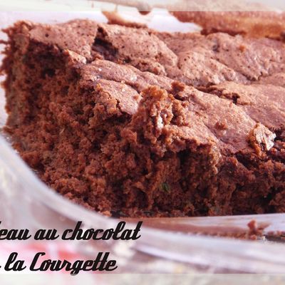 Gâteau au chocolat à la courgette