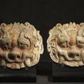 Masques d’esprits, Chine, Dynastie Qi du Nord (550-577)