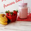 Milk-shake fraises, bananes