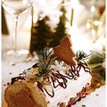 Bûche praliné poires.....