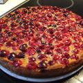 Tarte mascarpone cranberries