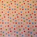 coupon tissu patchwork enfant graphique étoile, multicolore, env. 40x50 cm