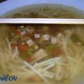 Soupe japonaise au tofu et aux petits légumes