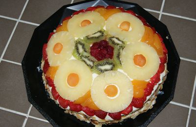 Gâteau de fruits