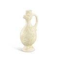 A cream-glazed 'phoenix' ewer, Tang dynasty (618-907)