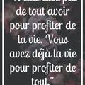 À méditer
