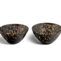 Two teabowls Jizhou type, Song-Jin dynasties, 11th-12th century