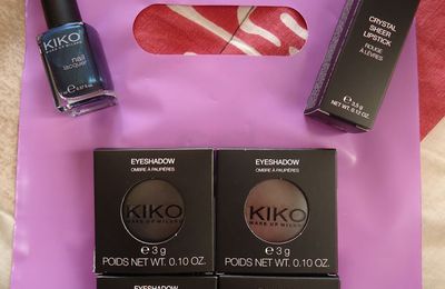 Inventaire de mes produits KIKO