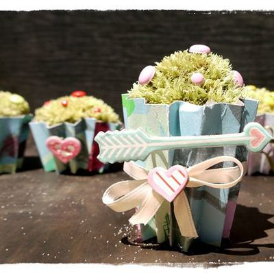 cups cakes deco de table