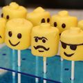 Cake pops Lego en marshmallow