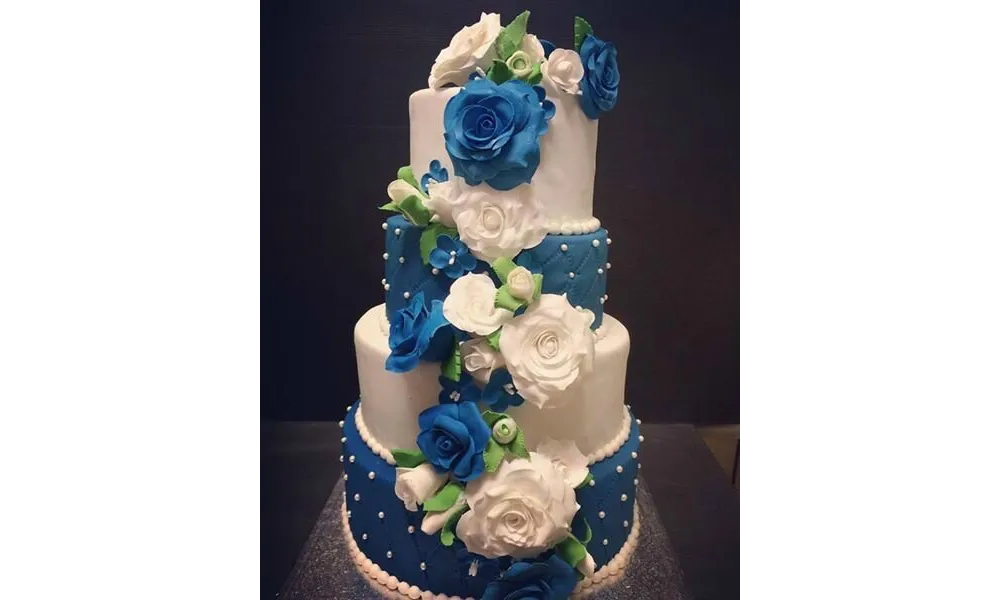 Un mariage très fleur bleue !