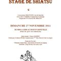Amnéville ~ Clouange : prochain stage de shiatsu le 27 novembre