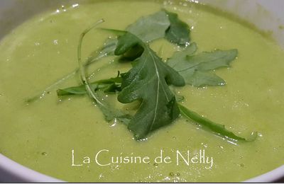 Velouté de Courgettes, Roquette et Parmesan