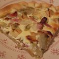 Tarte endive/pomme/lardons