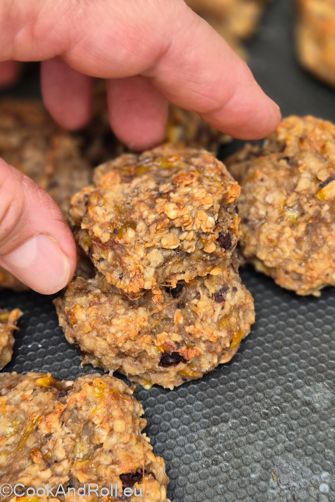 Cookies trois ingrédients - banane - avoine - peanut Butter