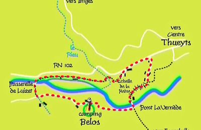 Circuit passerelle de Luzet –Echelle de la Reine depuis Belos – Thueyts 07330