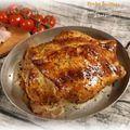 ღ " Miam " Poulet en croûte feuilletée ( farcie aux tomates et lard )