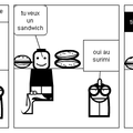 Le sandwich au surimi