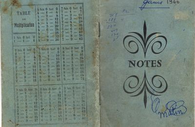 Les recettes de ma mère Suzanne Lesquoy au cours de l'année 1960: carnet n°47 (article publié le 26 janvier 2018)