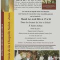 A.G. 2014 des Amis de la Chapelle Saint-Jean" :