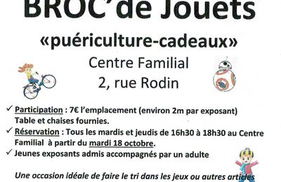 Broc'de Jouets Dimanche 13 novembre 2022