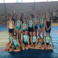 L'équipe 1 de gymnastique acrobatique championne du Bas-Rhin.