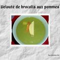 Velouté de brocolis aux pommes au blender soup and co