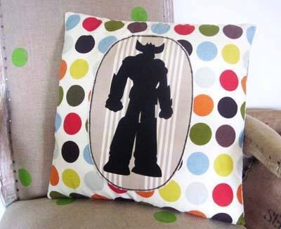 ✄ ✿ Coussin Vintage Goldorak / DIY Goldorak Pillow ✿ ✄