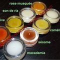 Test #3: les huiles végétales pour baume à lèvres