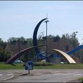 Rond-point à Rosselange