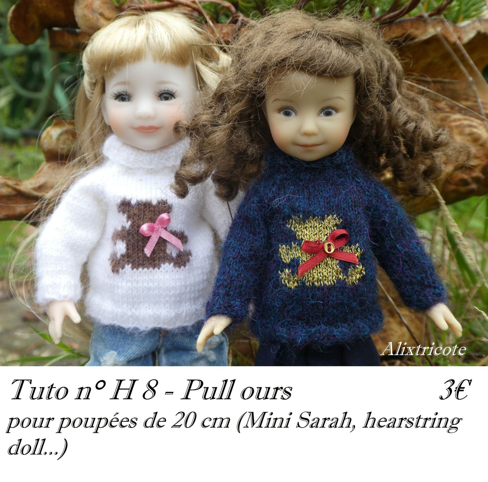 Tuto n° H 8 - Pull ours 