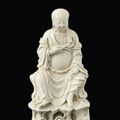 A Blanc de Chine porcelain figure of Zhenwu , China, 17th-18th century